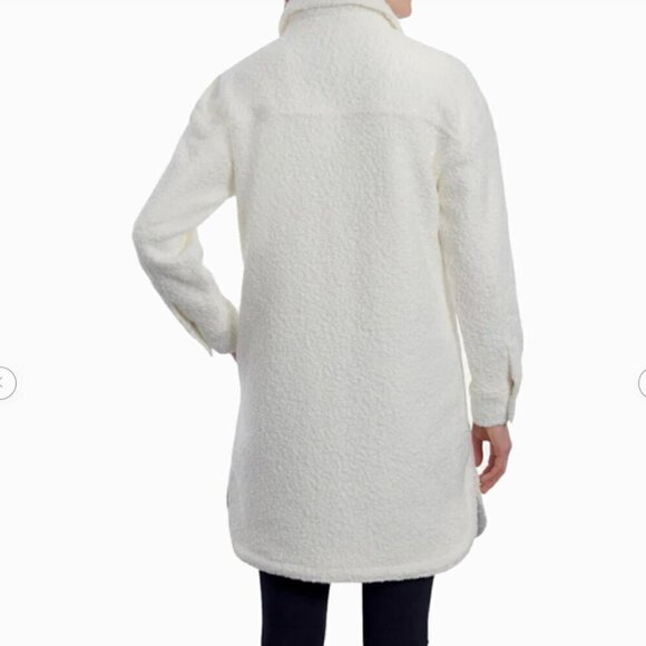 NWT Size Large White Teddy Shacket - Picture 2 of 6